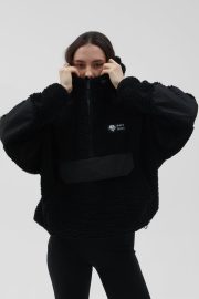 Худі HATE CULT  SHERPA HOODIE BLACK - Зображення 2
