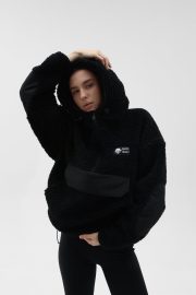 Худі HATE CULT  SHERPA HOODIE BLACK - Зображення 3