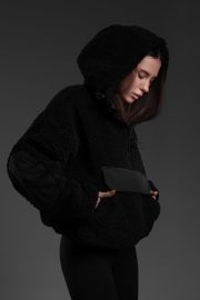 Худі HATE CULT  SHERPA HOODIE BLACK - Зображення 4
