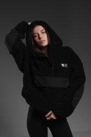 Худі HATE CULT  SHERPA HOODIE BLACK - Зображення 5