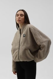 HATE CULT SHERPA ZIP JACKET жіноча - Зображення 4