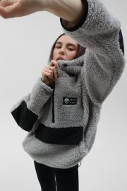 Худі HATE CULT SHERPA HOODIE GREY - Зображення 5