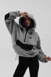 Худі HATE CULT SHERPA HOODIE GREY - Зображення 7