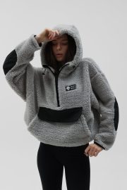 Худі HATE CULT SHERPA HOODIE GREY - Зображення 8