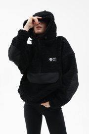 Худі HATE CULT  SHERPA HOODIE BLACK - Зображення 8