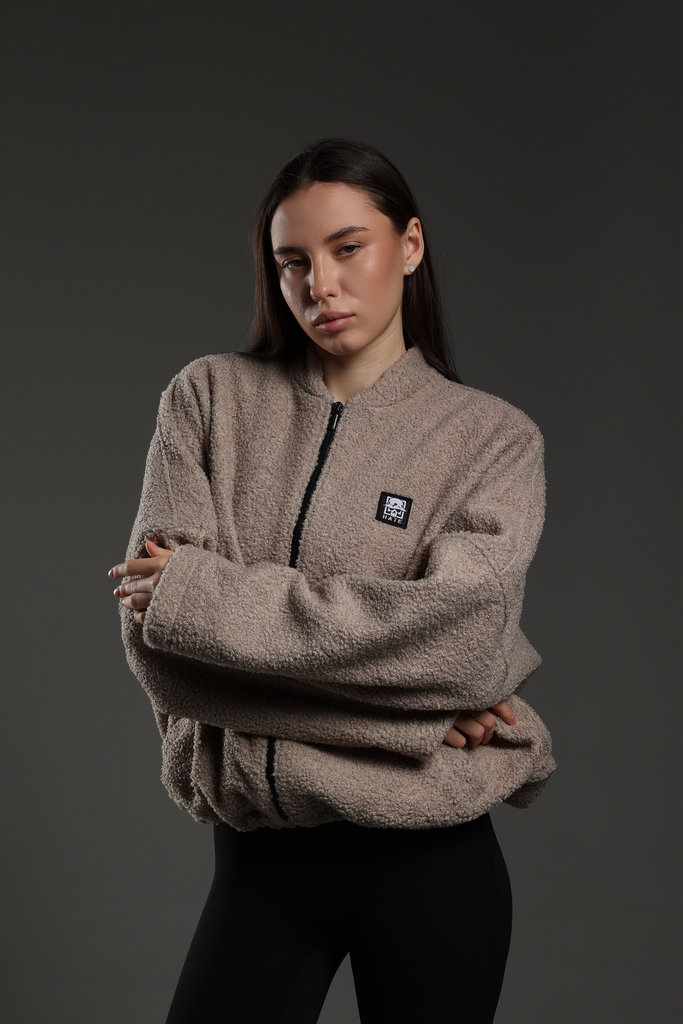 IMG_8894_результат HATE CULT SHERPA ZIP JACKET жіноча - Зображення 1