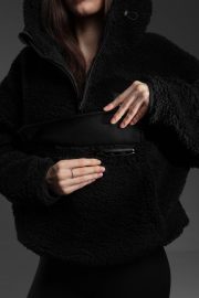 Худі HATE CULT  SHERPA HOODIE BLACK - Зображення 10
