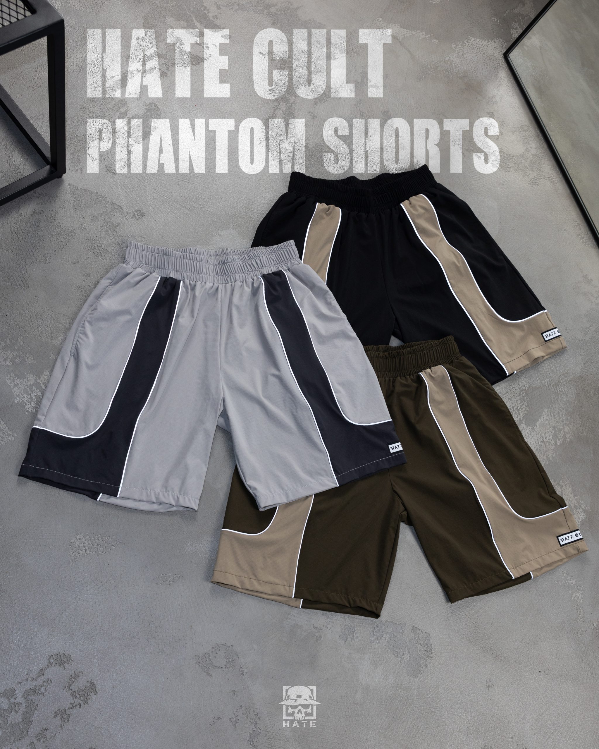 ФОТО 1 Шорти HATE CULT PHANTOM SHORTS - Зображення 1
