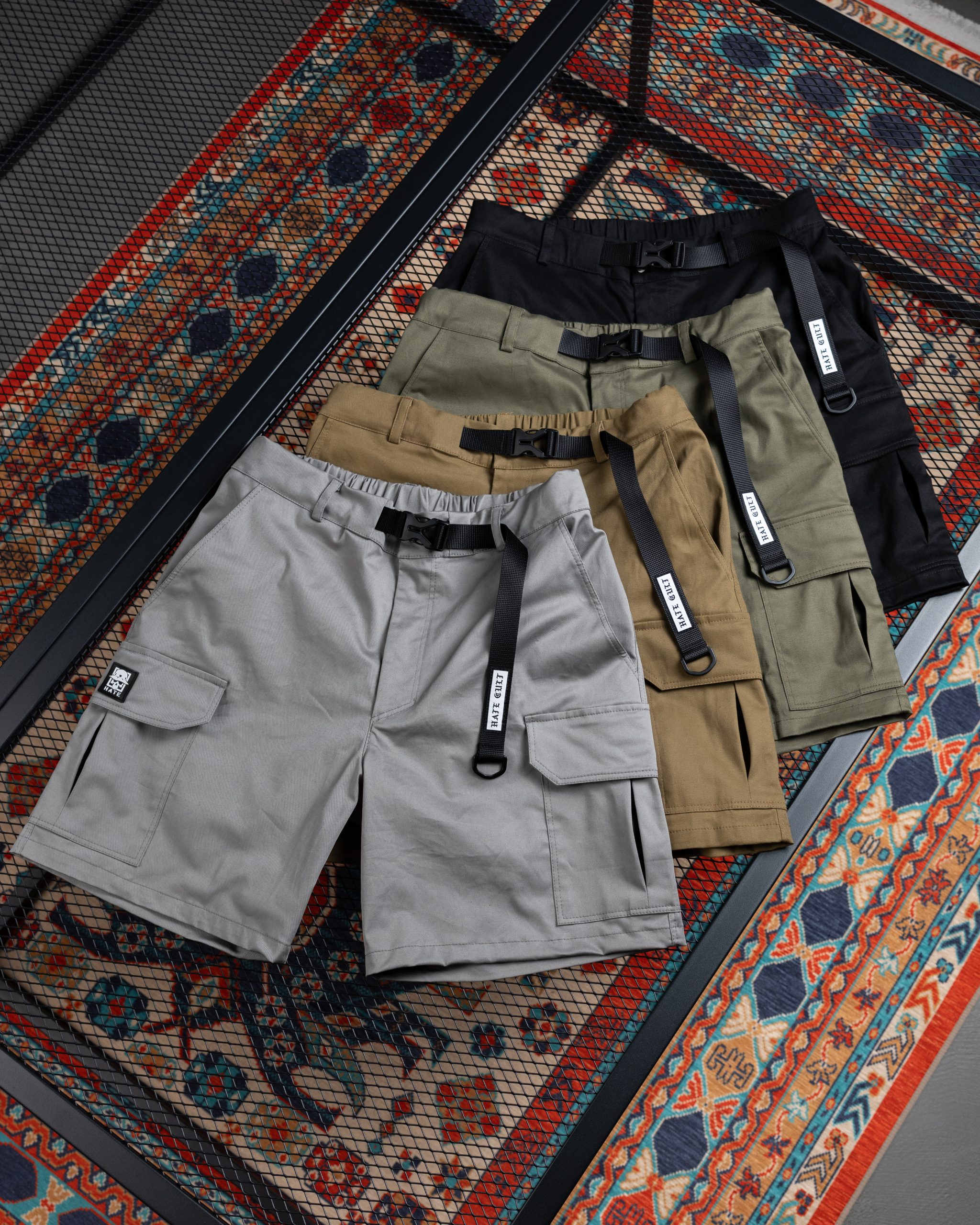 0B5A7951 HATE CULT CARGO SHORTS - Зображення 1