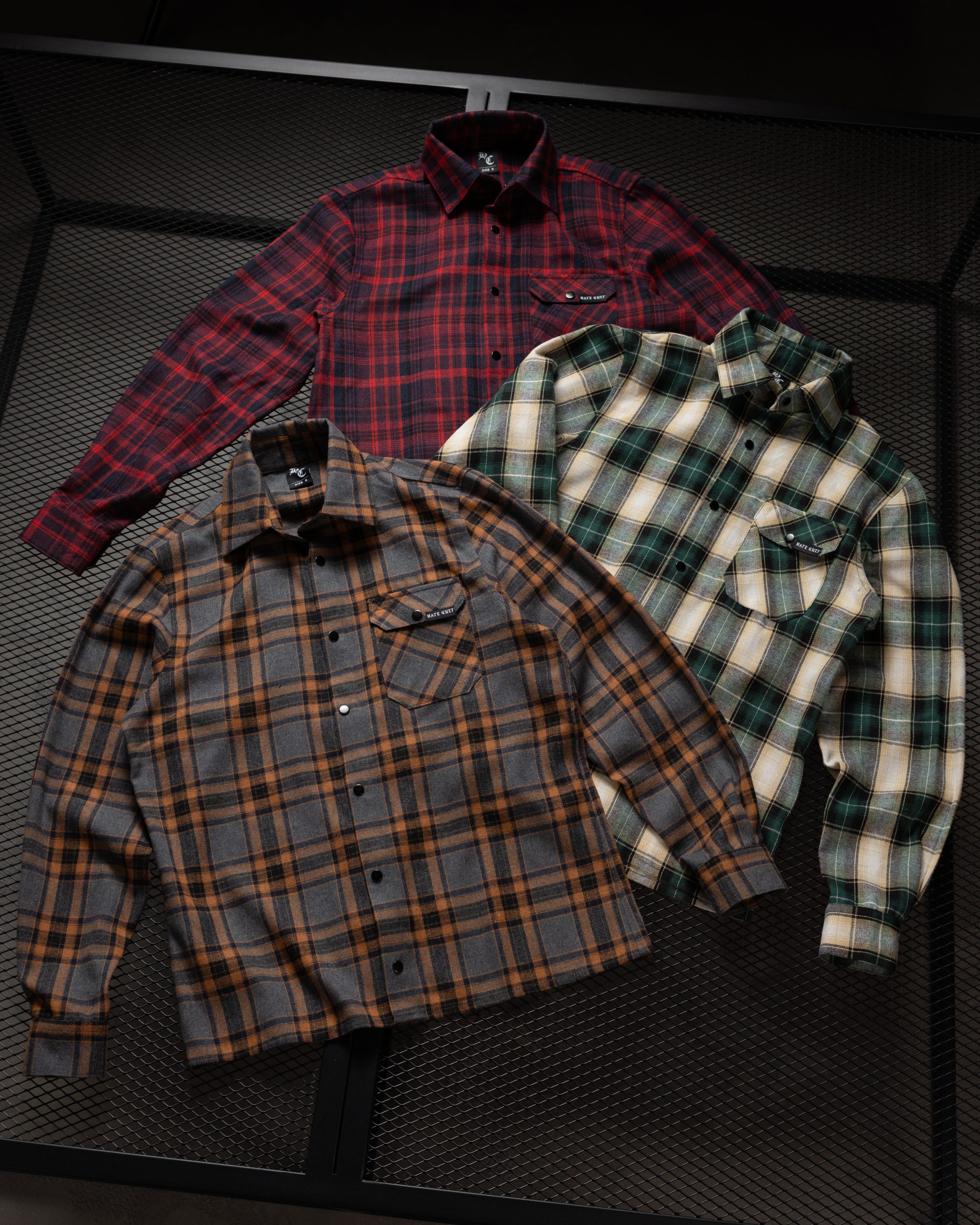 0B5A8030 HATE CULT FLANNEL SHIRT - Зображення 1